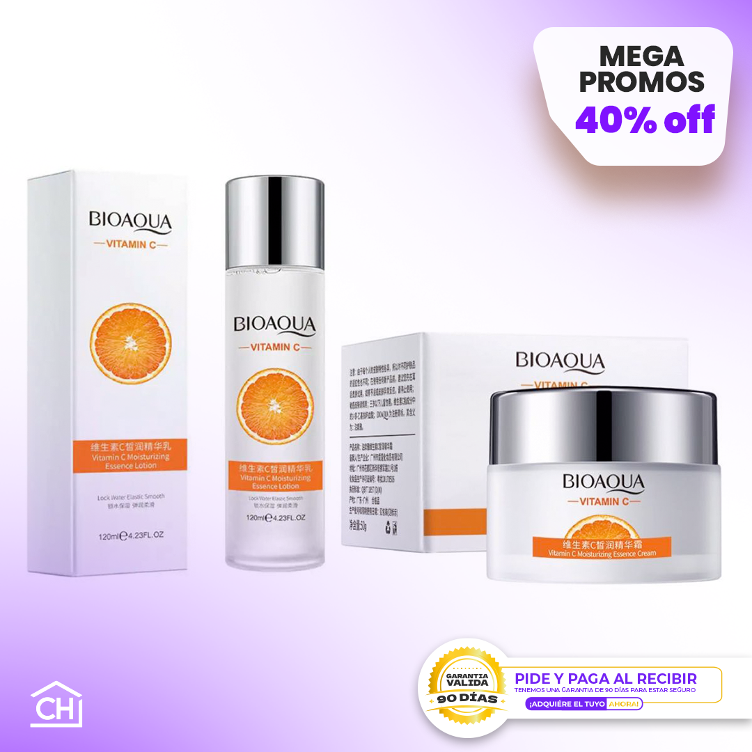 Kit De Serum BIOAQUA + Crema Facial Vitamina C