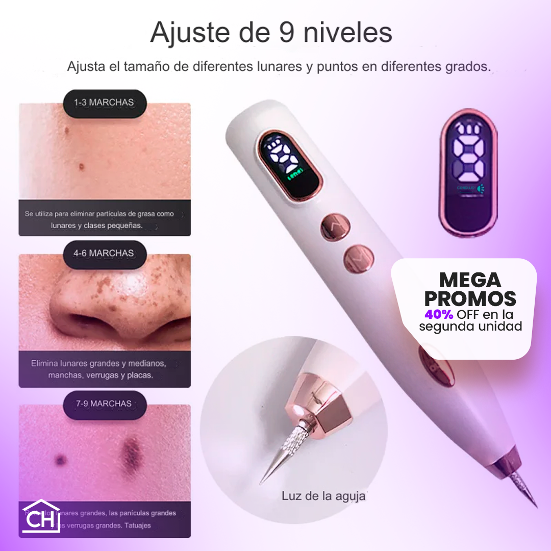 PLUMA LASER PLASMA ELIMINADOR DE MANCHAS Y VERRUGAS