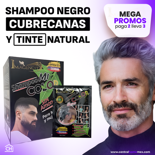 SHAMPOO ANTICANAS PARA HOMBRES