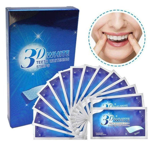 TIRAS BLANQUEADORAS DE DIENTES 3D