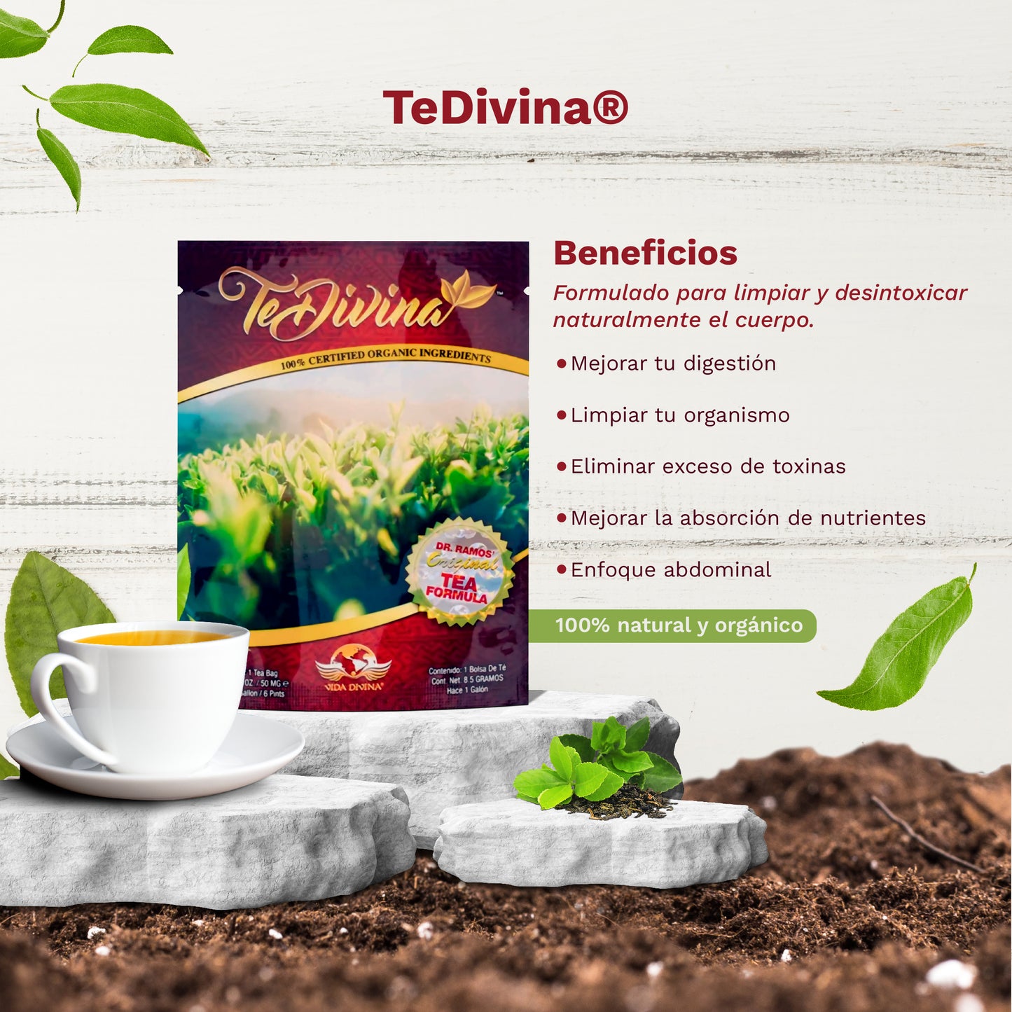 TÉ DIVINA®️ Desintoxicación para la sangre y cuerpo